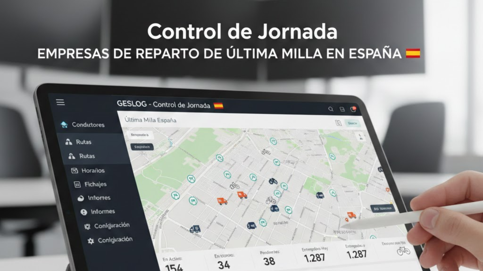 Control de Jornada para Empresas de Reparto de Última Milla en España