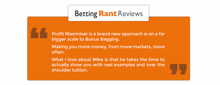 betting rant profit maximiser review