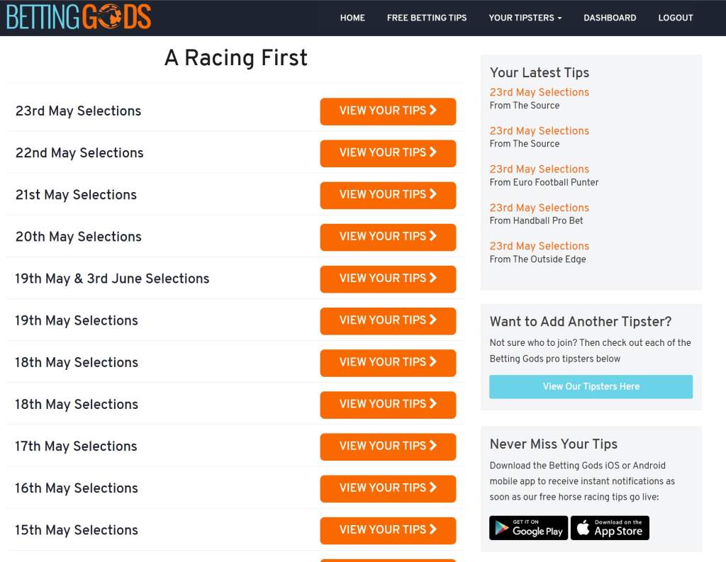 a racing first user area