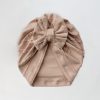 Babymustje | Turban Ruffel Strik Pink