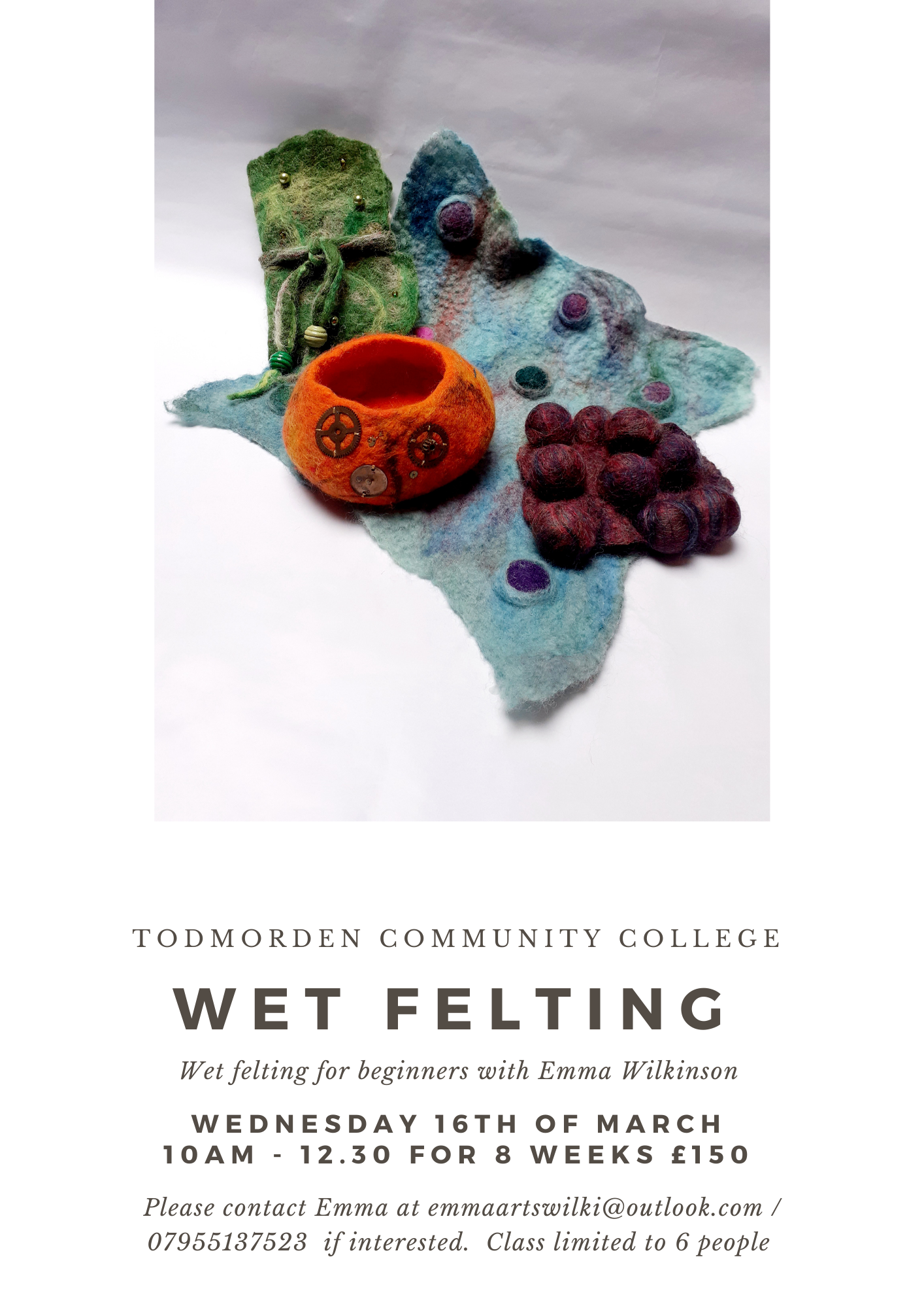 Wet felting