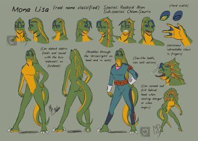 Mona Lisa Reference Sheet