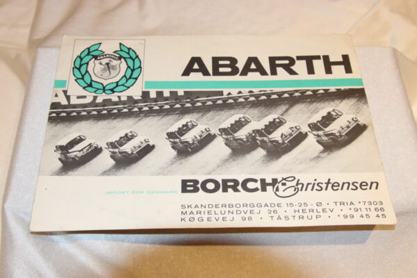 Abarth brochure/sales brochure