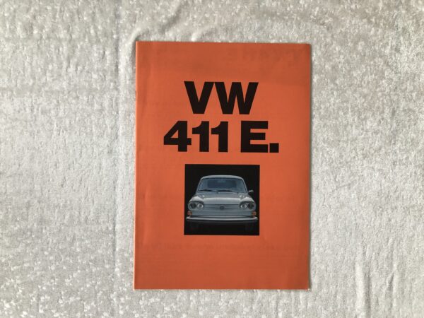 Volkswagen VW 411 E brochure/sales brochure