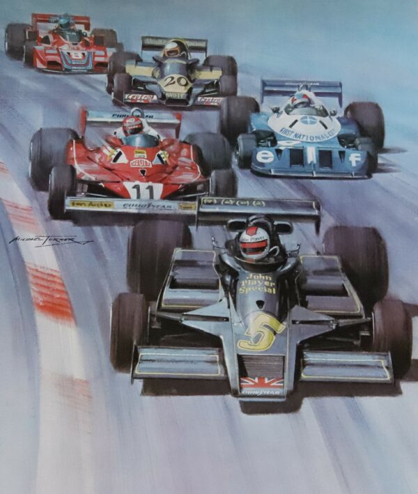 Formula 1 Grand Prix United States Watkins Glen 1977 plakat/poster - Image 8