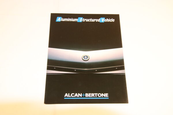 Alcan+Bertone Aluminium Strucktured Vehicle brochure/sales brochure