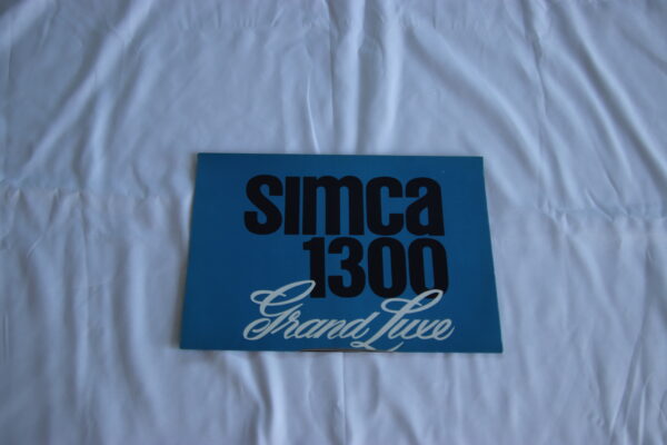 Simca 1300 Grand Luxe brochure/sales brochure - Image 2