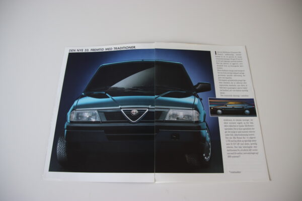 Alfa Romeo 33 1990 brochure/sales brochure - Image 3