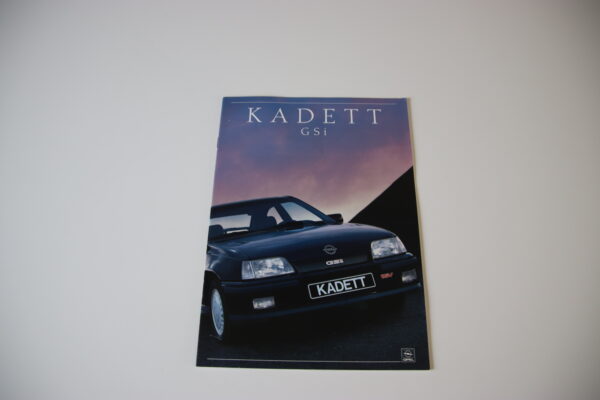 Opel Kadett GSi 1989 brochure/sales brochure