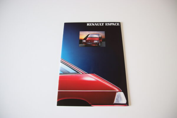 Renault Espace 1990 brochure/sales brochure