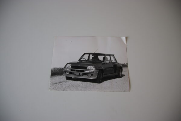 Renault 5 Turbo pressefoto/press photo