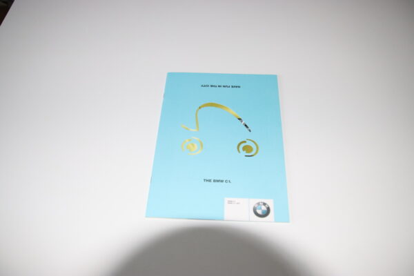 BMW C1 Bertone 2001 brochure/sales brochure