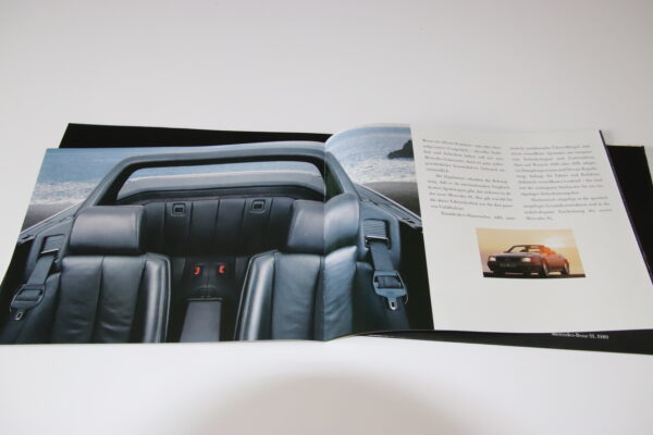 Mercedes-Benz SL 1989 brochure/sales brochure - Image 11