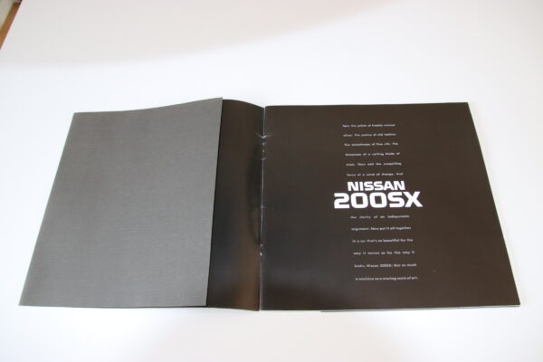 Nissan 200SX 1988 brochure/sales brochure - Image 3