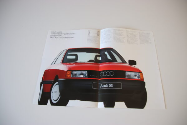 Audi 80 1986 brochure/sales brochure - Image 5