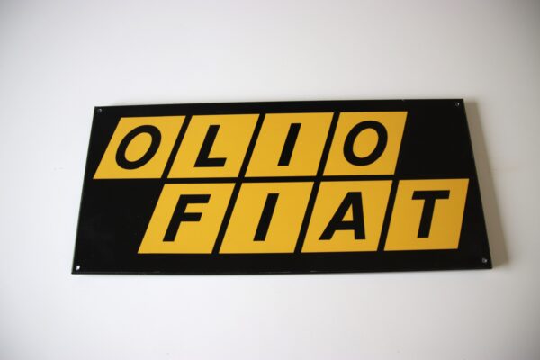 OLIOFIAT skilt/sign