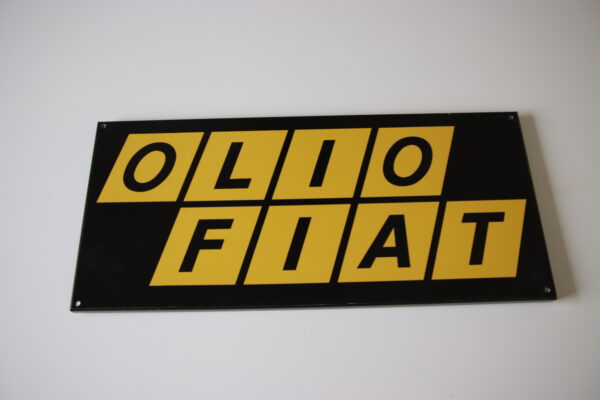 OLIOFIAT skilt/sign - Image 3