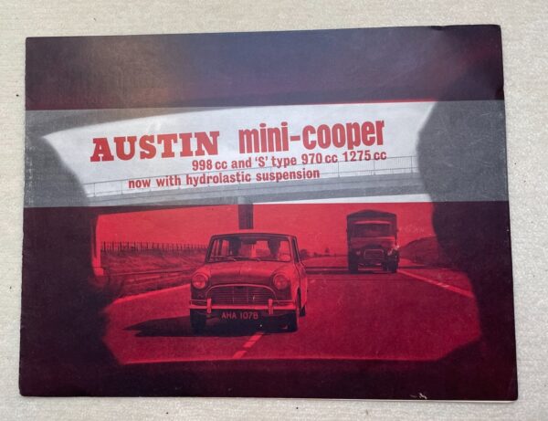 Austin Mini-Cooper 1964 brochure/sales brochure