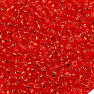 Miyuki seed beads perle,15 gram str. 11/0 / Flamme rød / SB11-10