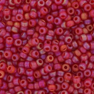Miyuki seed beads perle,15 gram str. 11/0 / Rød changerende / SB11-141fr