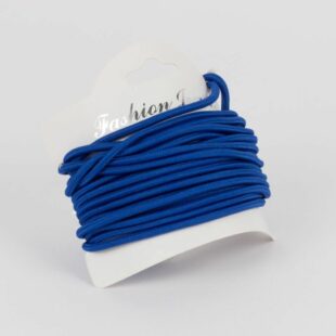 Smykke elastik snøre, blå, 4 meter.