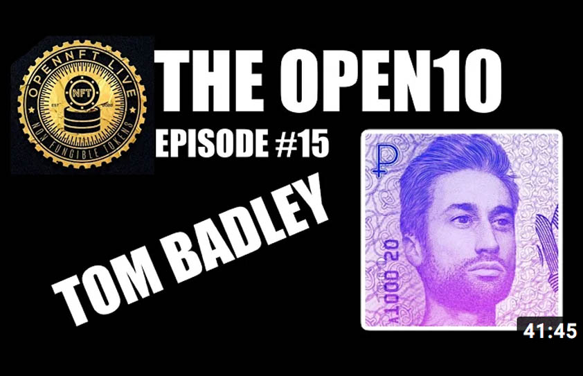 Read more about the article THE OPEN10 PODCAST #15: TOM BADLEY CURRENCY ART DESIGNER