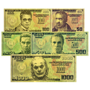 GoldNotes – Full Set: 50, 100, 250, 500 & 1000 Milligrams – Pre-Order