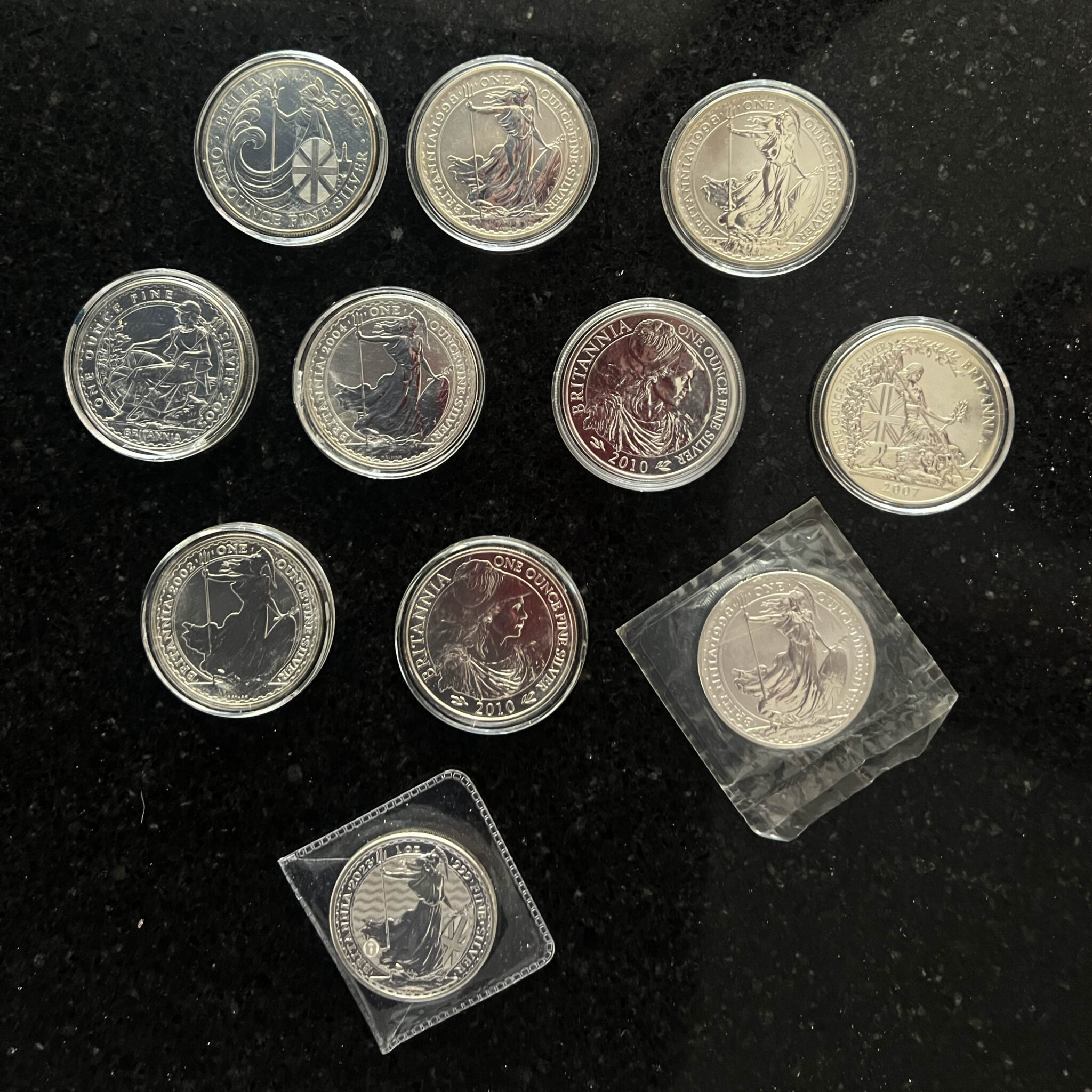 1oz 999 Silver Britannia Collection 11oz Tom Badley 1oz-999-silver-britannia-collection-11oz-tom-badley