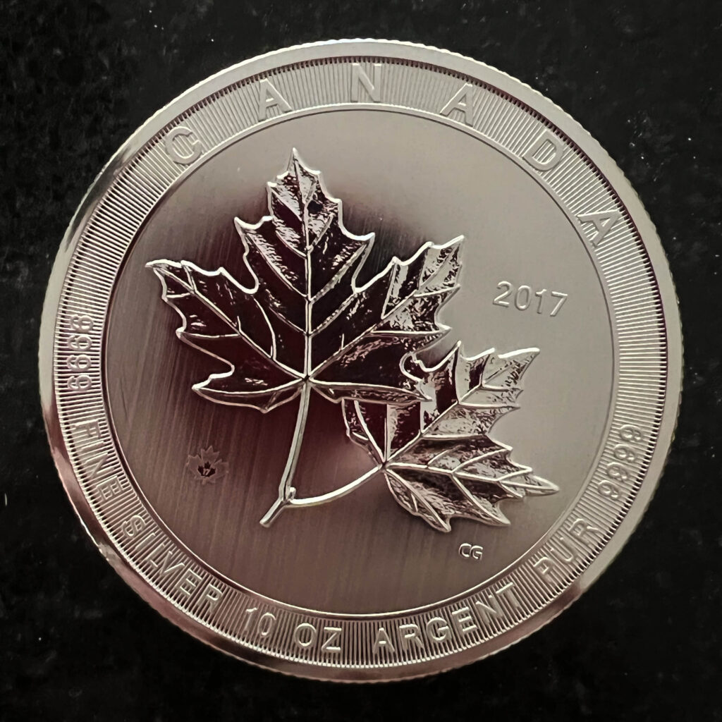 10oz 9999 Silver Maple Coin 2017 Tom Badley 10oz-9999-silver-maple-coin-2017-tom-badley