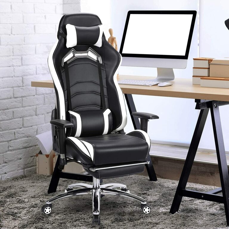 Schreibtischstuhl mit Kissen und Fußstütze EL035 – Took Online Shop