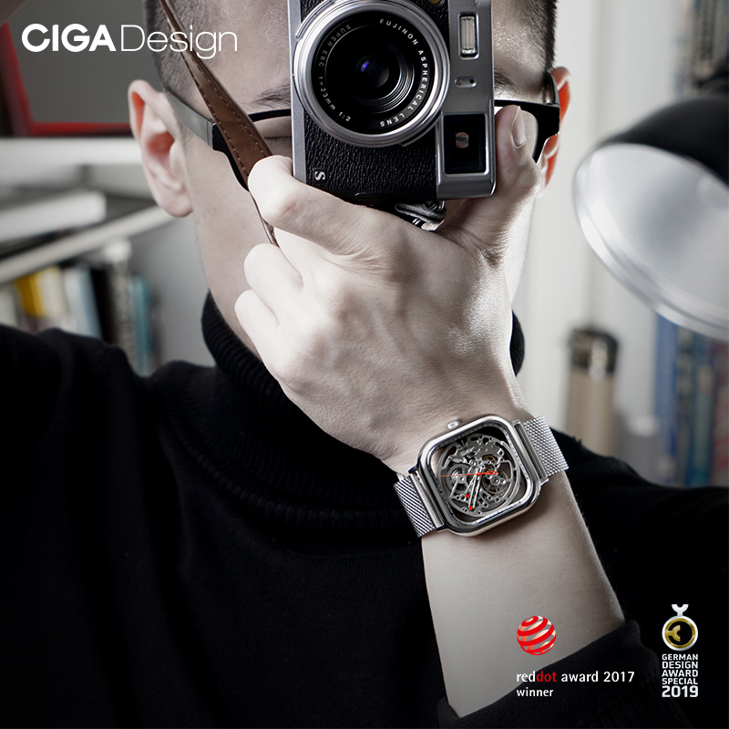 CIGA Design Men Automatic Watch - Silver - Clothes & Fashion | Topaholic  Shop