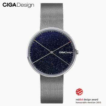 Ciga X Series Quartz Watch Men's Wristwatches 3atm Waterproof Stainless Steel Woven Strap Women