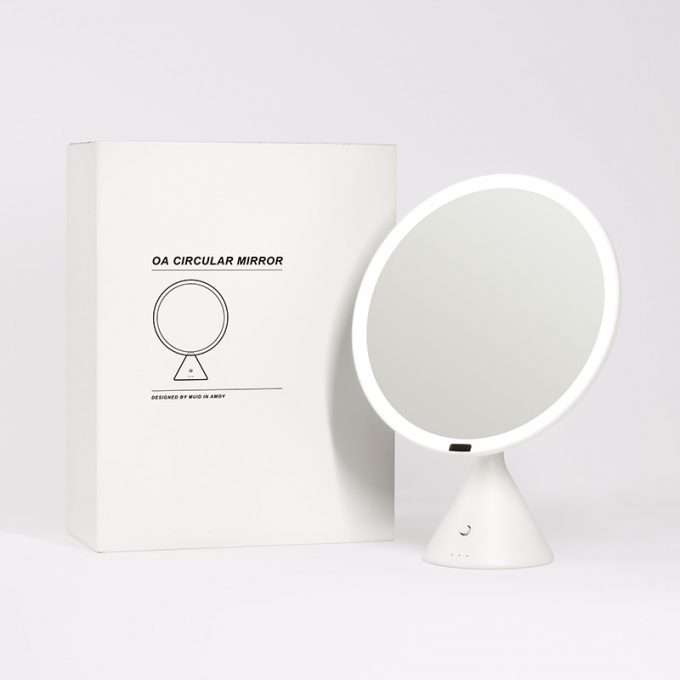 Oa Circular Mirror White