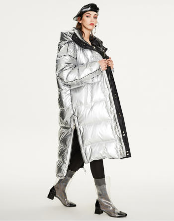 Women's Shiny-Fashion Down Jacket.