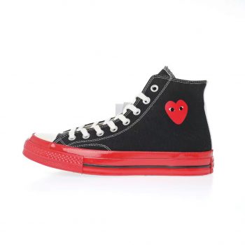 Cdg Comme Des Garcons Play ✘ Converse Chuck Taylor 1970 High5