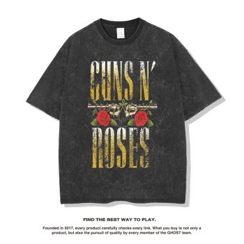 GunsN'&Rose Washed Black T-Shirt