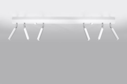 moderne rail plafondlamp EYETECH 6-spots Wit - Afbeelding 2