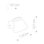 Wandlamp Buitenwandlamp Soul GU10 - Afbeelding 2