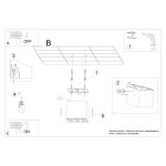 Plafondspot OZZY Zwart geïntegreerd LED - Afbeelding 5