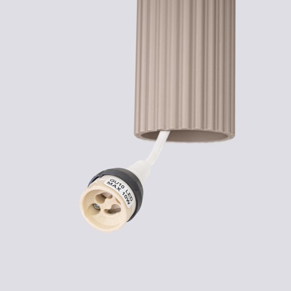 Hanglamp aan koord 3-lichts taupe KARBON - Afbeelding 6