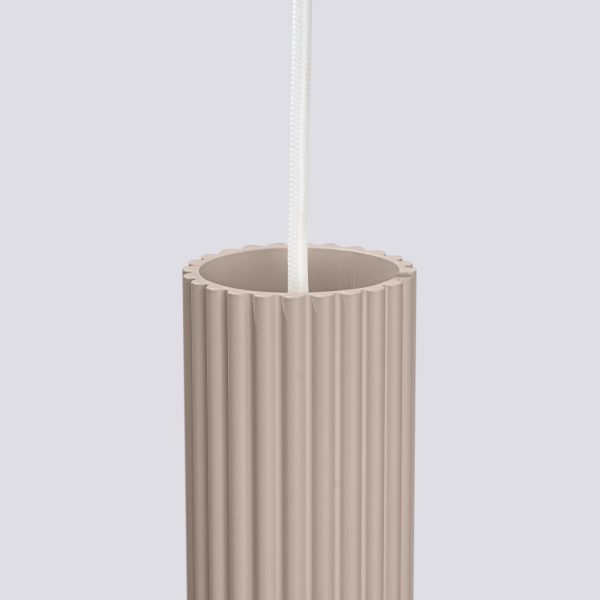 Hanglamp aan koord 3-lichts taupe KARBON - Afbeelding 7