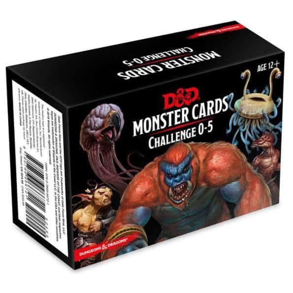 DnD Monster Cards Challenge 0-5