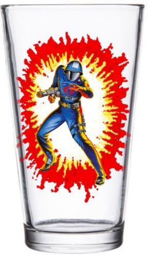 GI Joe Pint Glass Cobra Commander