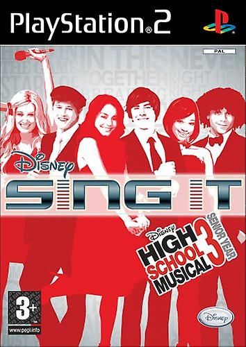 PS2 Disney Sing It High School Musical 3 Senior Year