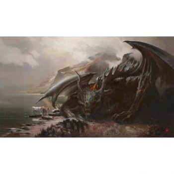 Kraken Wargames Playmat Wolf & Dragon