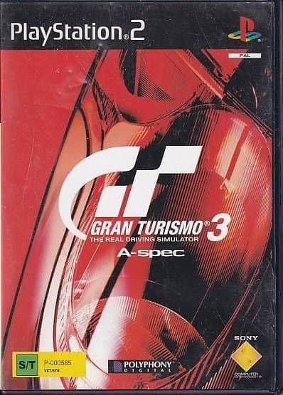 PS2 Gran Turismo 3 A-spec (Platinum)