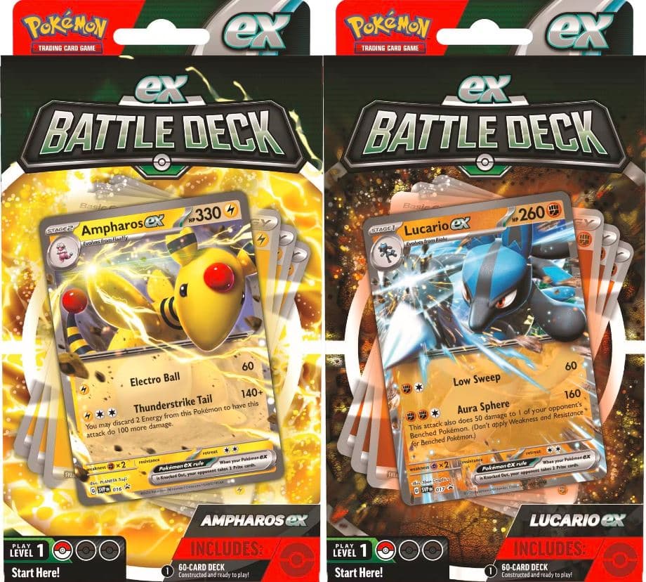 Pokémon Battle Deck (Ampharos/Lucario) Toys'N'Loot