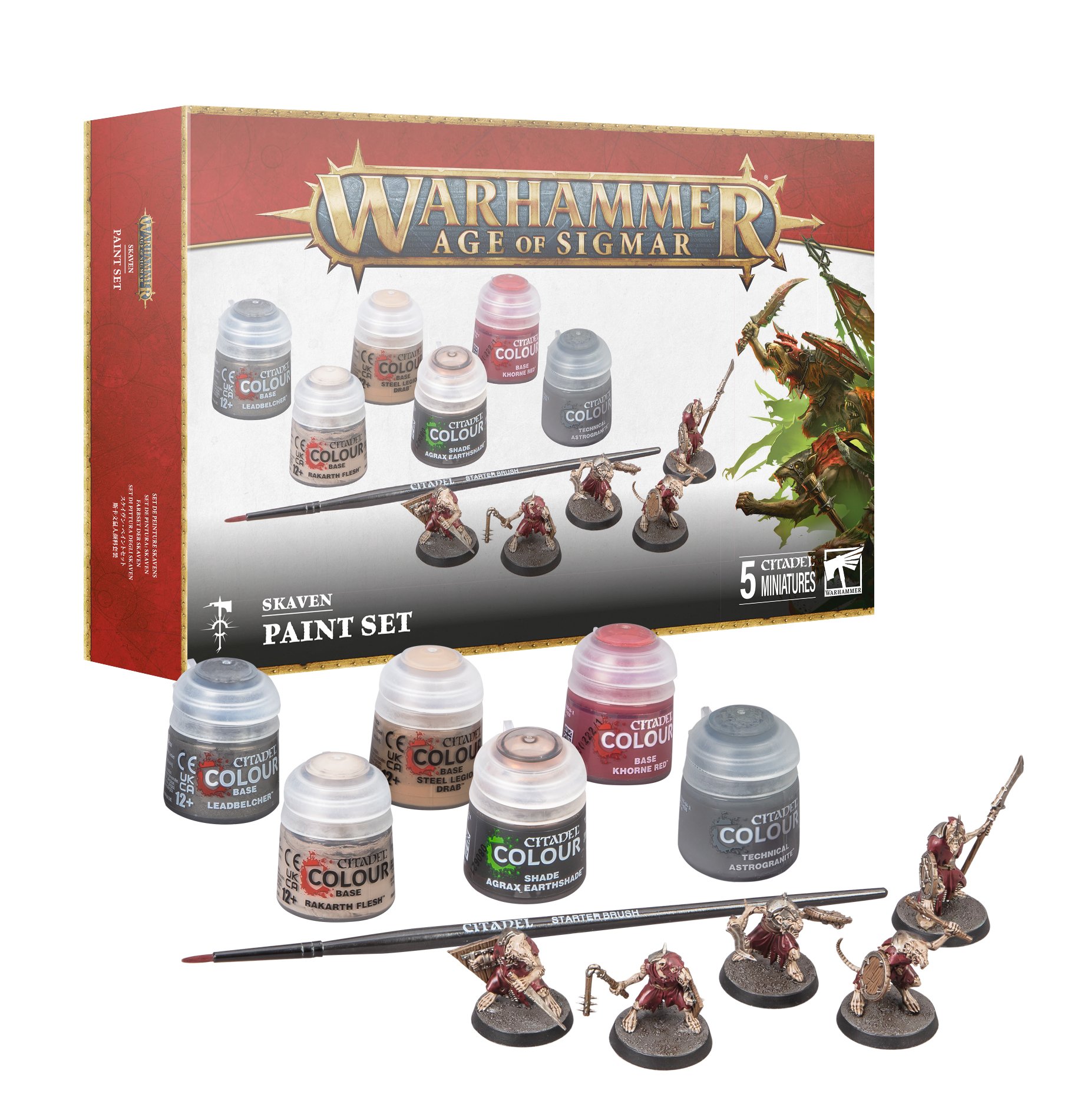 Age Of Sigmar Skaven + Paint Set