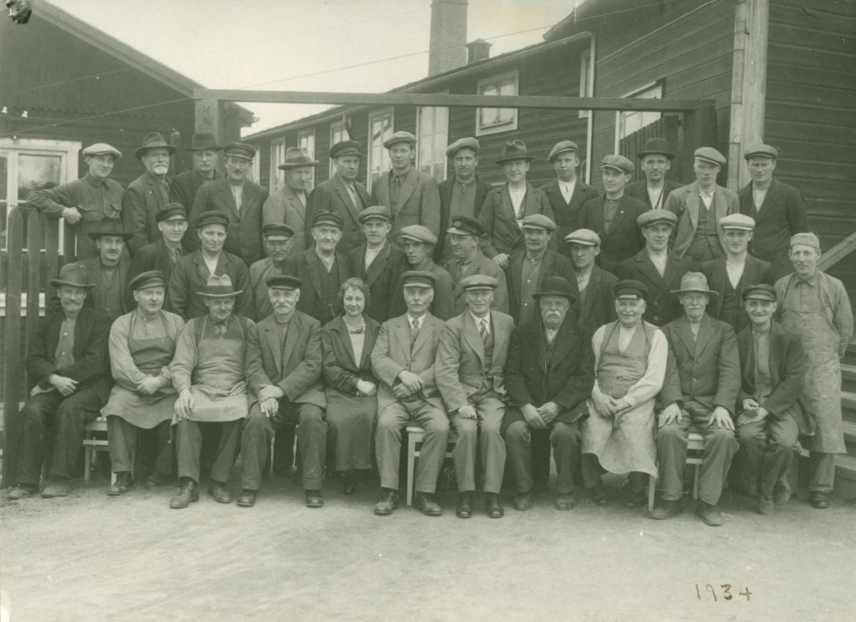 Tranås Snickerifabriks personal 1934