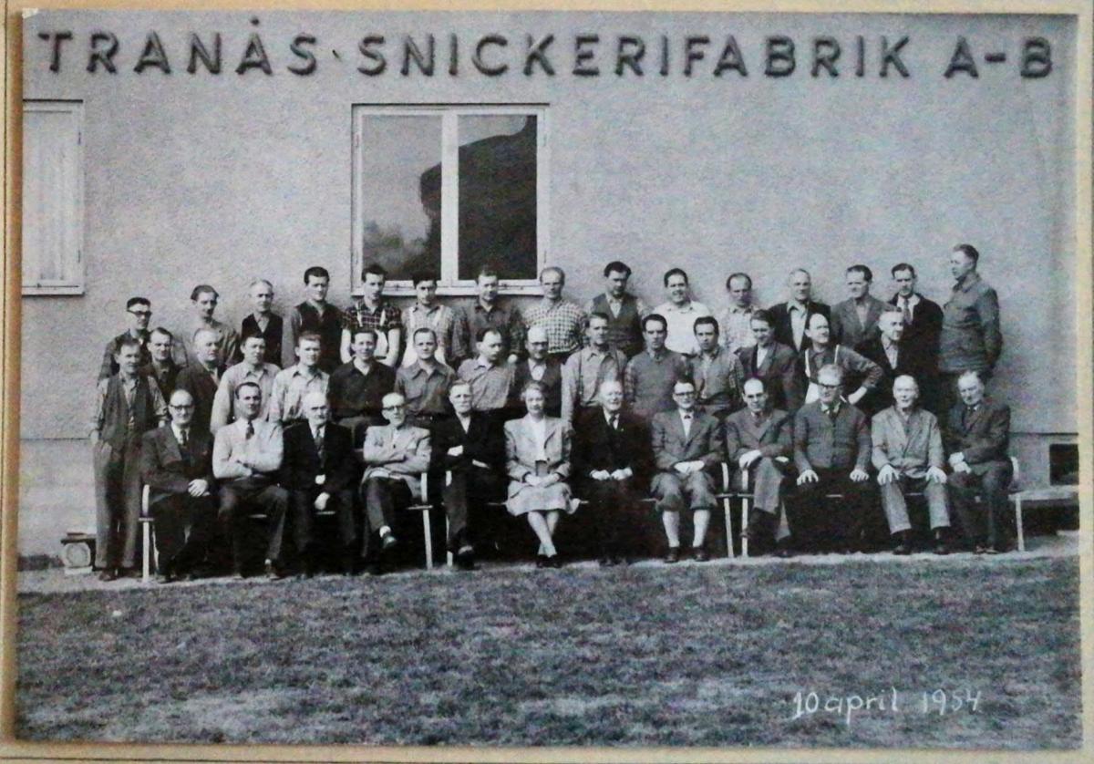Tranås Snickerifabrik AB Personal 1954